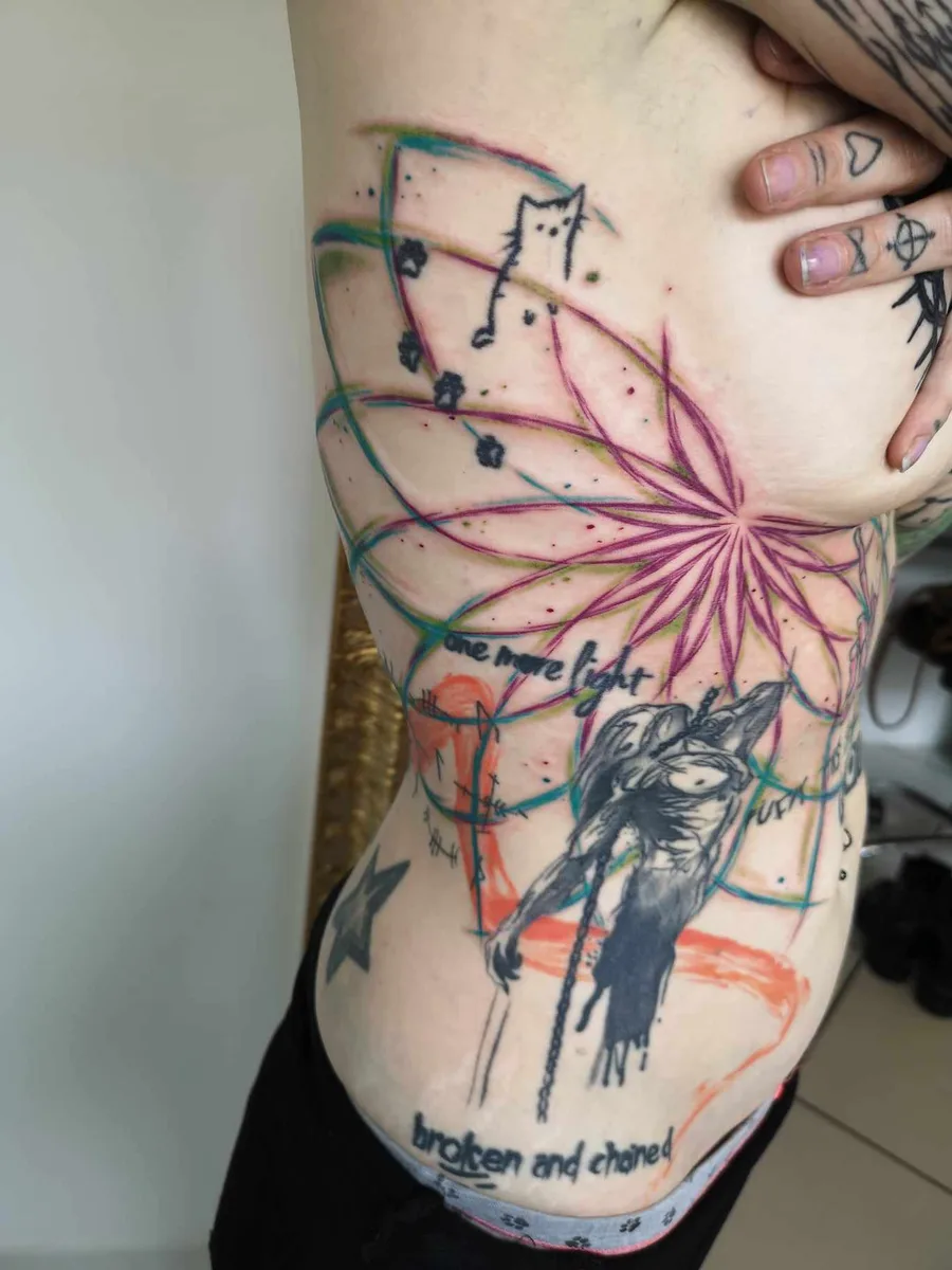 Tattoo-Arbeit 3 von Stefanie Spielberger – Farbstich Tattoo Trofaiach