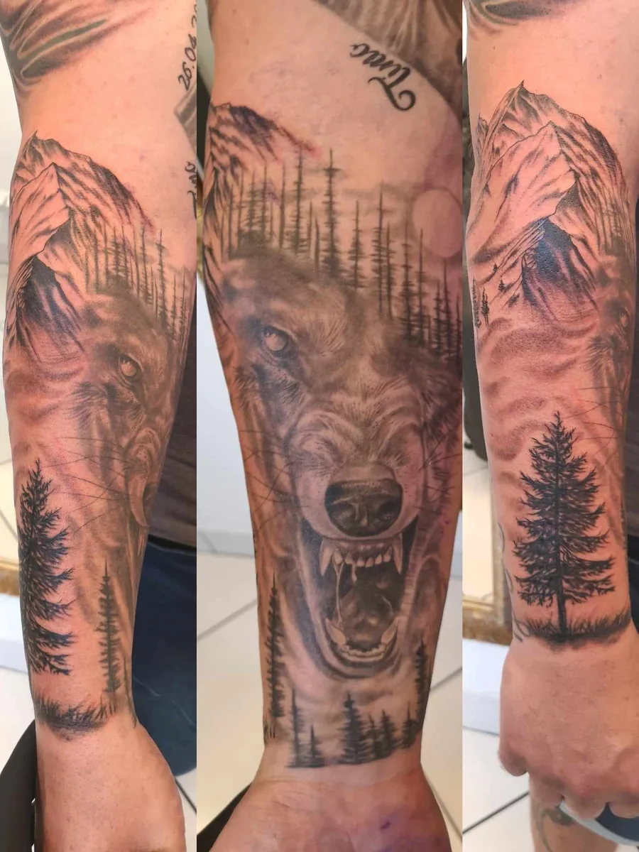 Tattoo-Arbeit 6 von Stefanie Spielberger – Farbstich Tattoo Trofaiach